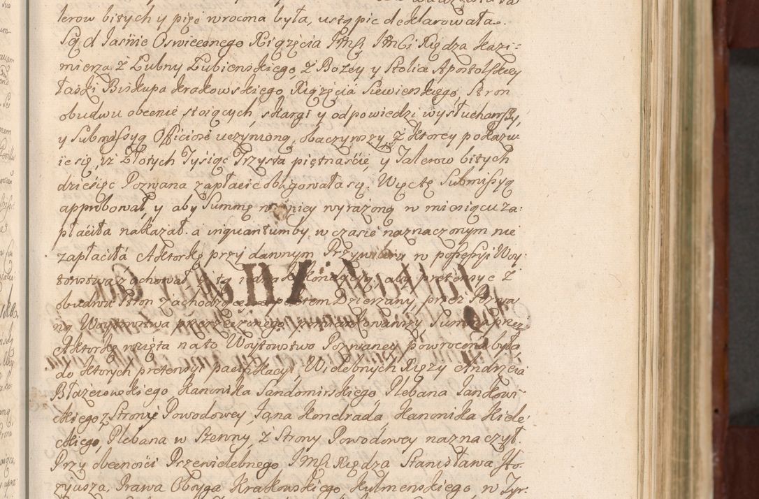 Zdjęcie nr 160 dla obiektu archiwalnego: Acta actorum episcopalium R. D. Casimiri a Łubna Łubiński, episcopi Cracoviensis, ducis Severiae ab anno 1714 ad annum 1719 conscripta. Volumen II