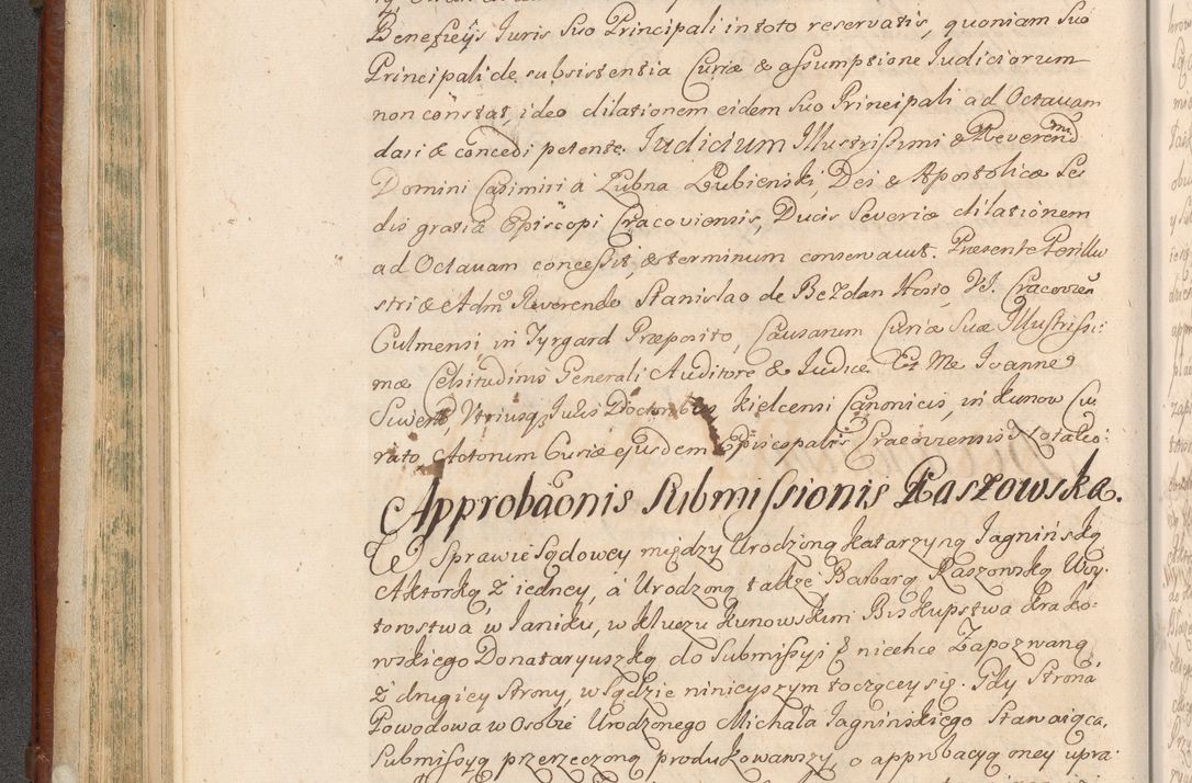 Zdjęcie nr 159 dla obiektu archiwalnego: Acta actorum episcopalium R. D. Casimiri a Łubna Łubiński, episcopi Cracoviensis, ducis Severiae ab anno 1714 ad annum 1719 conscripta. Volumen II