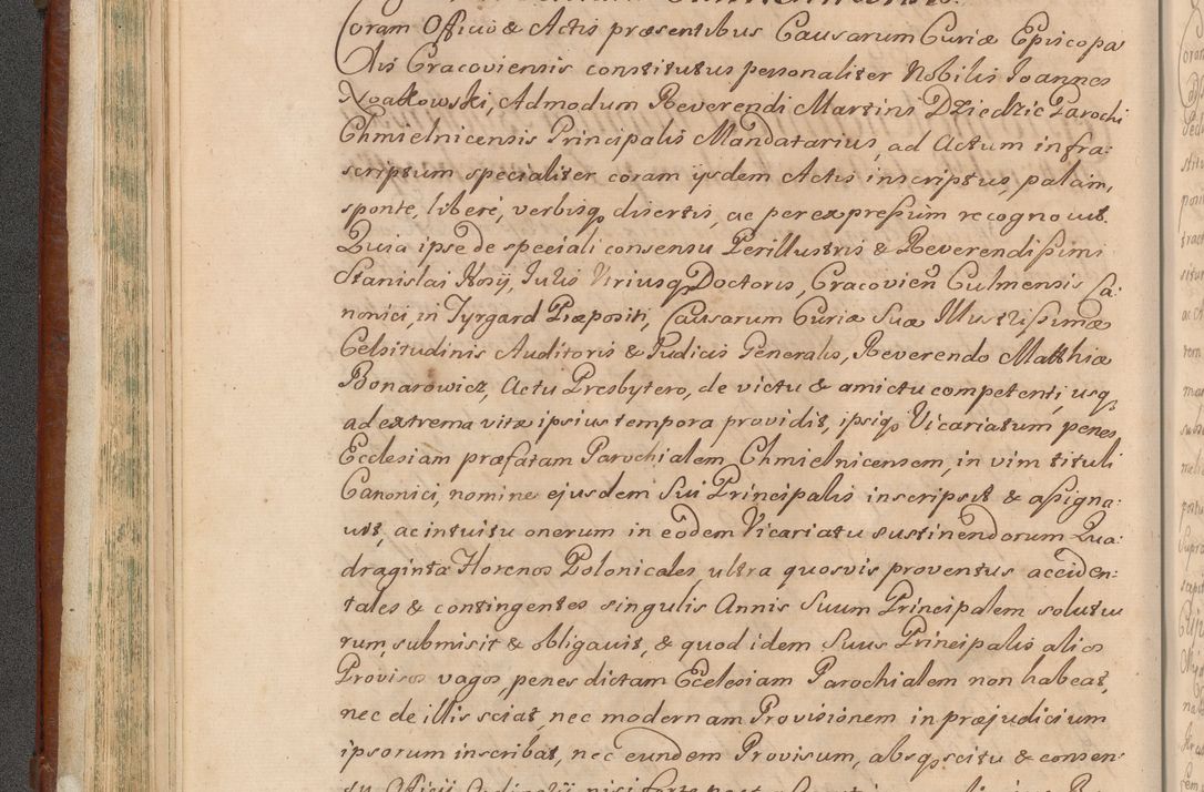Zdjęcie nr 149 dla obiektu archiwalnego: Acta actorum episcopalium R. D. Casimiri a Łubna Łubiński, episcopi Cracoviensis, ducis Severiae ab anno 1714 ad annum 1719 conscripta. Volumen II