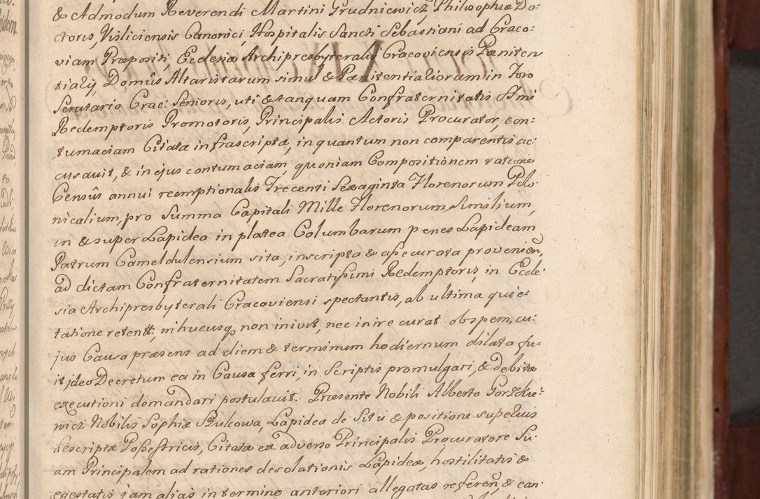 Zdjęcie nr 142 dla obiektu archiwalnego: Acta actorum episcopalium R. D. Casimiri a Łubna Łubiński, episcopi Cracoviensis, ducis Severiae ab anno 1714 ad annum 1719 conscripta. Volumen II