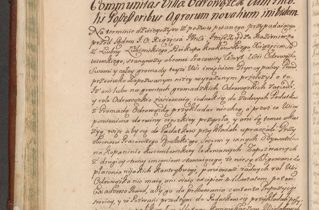 Zdjęcie nr 141 dla obiektu archiwalnego: Acta actorum episcopalium R. D. Casimiri a Łubna Łubiński, episcopi Cracoviensis, ducis Severiae ab anno 1714 ad annum 1719 conscripta. Volumen II