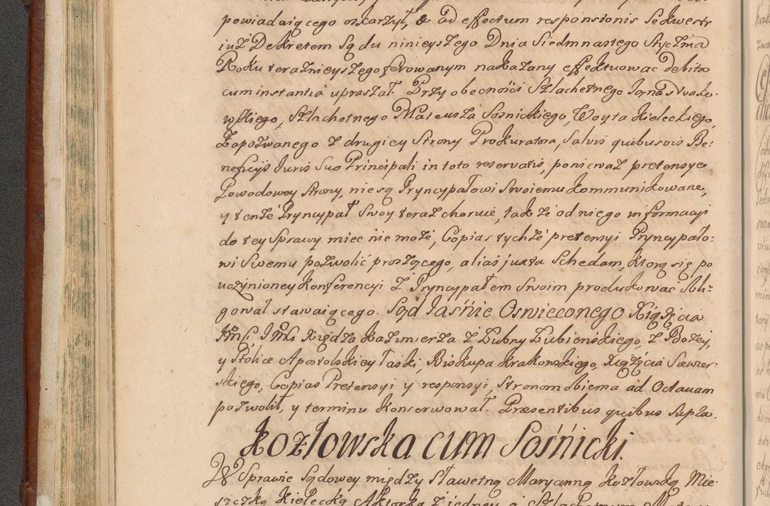 Zdjęcie nr 147 dla obiektu archiwalnego: Acta actorum episcopalium R. D. Casimiri a Łubna Łubiński, episcopi Cracoviensis, ducis Severiae ab anno 1714 ad annum 1719 conscripta. Volumen II