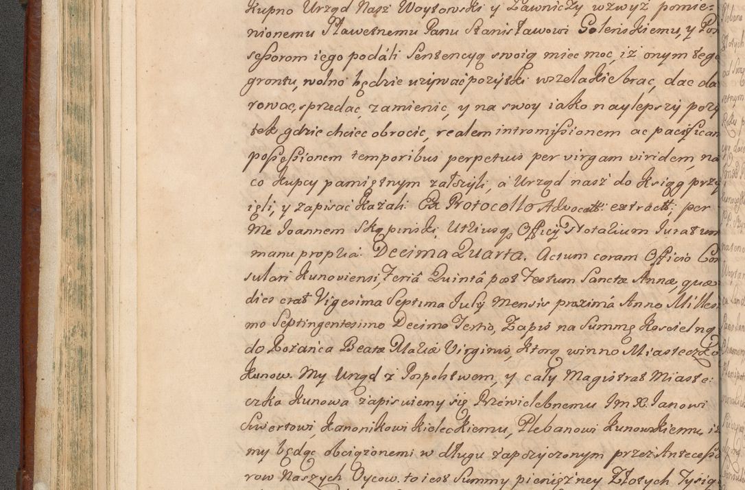 Zdjęcie nr 135 dla obiektu archiwalnego: Acta actorum episcopalium R. D. Casimiri a Łubna Łubiński, episcopi Cracoviensis, ducis Severiae ab anno 1714 ad annum 1719 conscripta. Volumen II