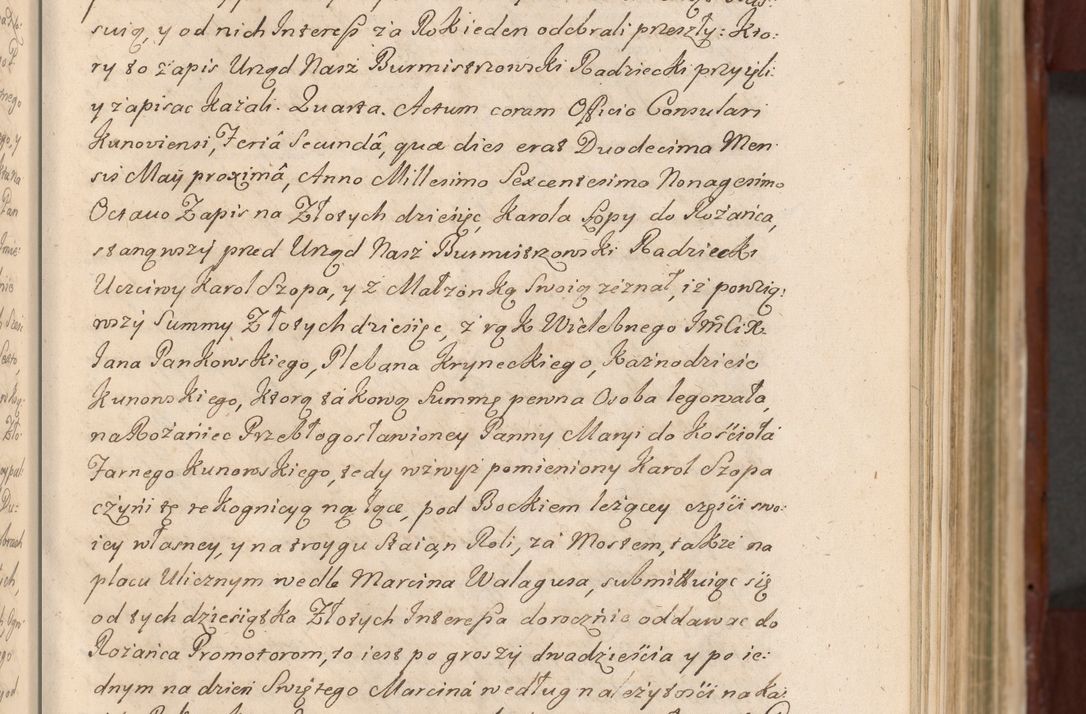Zdjęcie nr 124 dla obiektu archiwalnego: Acta actorum episcopalium R. D. Casimiri a Łubna Łubiński, episcopi Cracoviensis, ducis Severiae ab anno 1714 ad annum 1719 conscripta. Volumen II