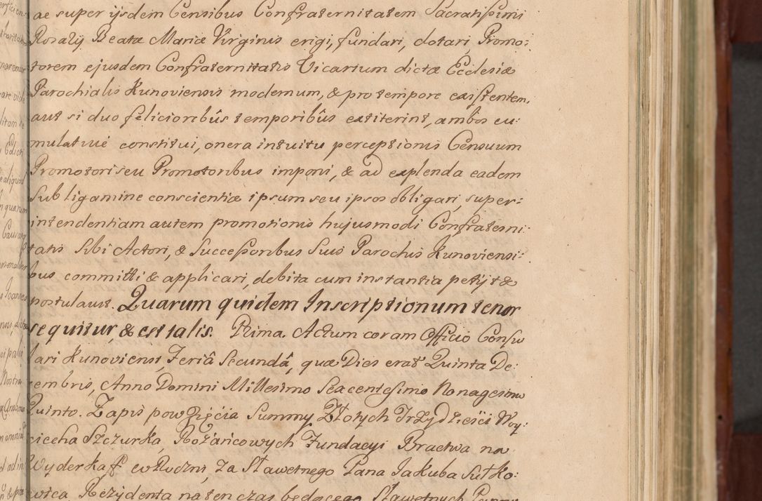 Zdjęcie nr 120 dla obiektu archiwalnego: Acta actorum episcopalium R. D. Casimiri a Łubna Łubiński, episcopi Cracoviensis, ducis Severiae ab anno 1714 ad annum 1719 conscripta. Volumen II