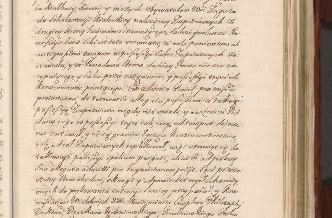 Zdjęcie nr 110 dla obiektu archiwalnego: Acta actorum episcopalium R. D. Casimiri a Łubna Łubiński, episcopi Cracoviensis, ducis Severiae ab anno 1714 ad annum 1719 conscripta. Volumen II