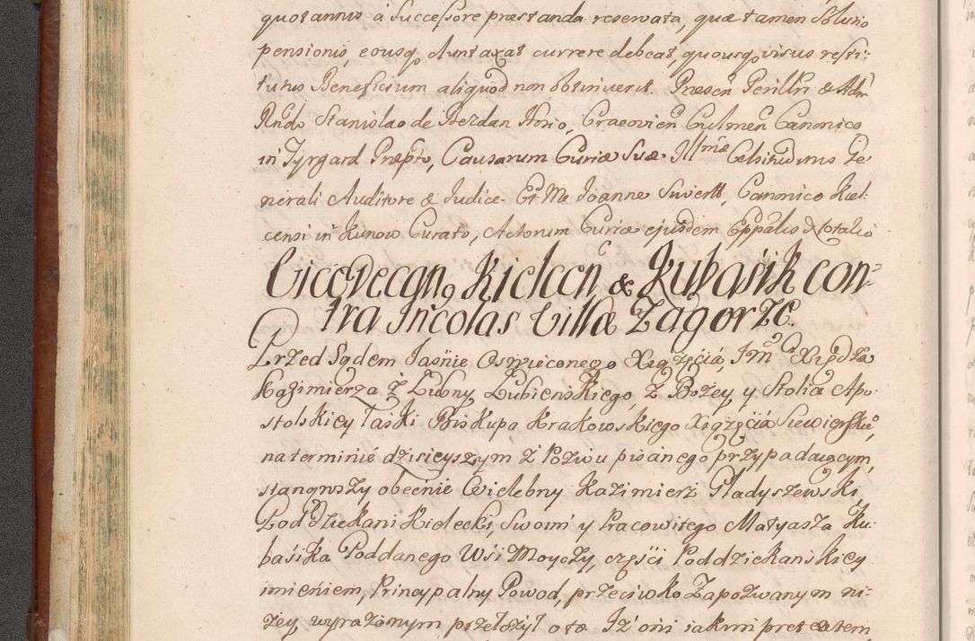Zdjęcie nr 109 dla obiektu archiwalnego: Acta actorum episcopalium R. D. Casimiri a Łubna Łubiński, episcopi Cracoviensis, ducis Severiae ab anno 1714 ad annum 1719 conscripta. Volumen II