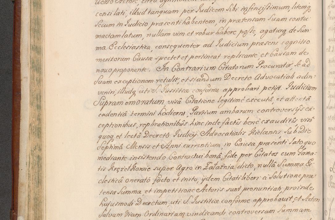Zdjęcie nr 99 dla obiektu archiwalnego: Acta actorum episcopalium R. D. Casimiri a Łubna Łubiński, episcopi Cracoviensis, ducis Severiae ab anno 1714 ad annum 1719 conscripta. Volumen II