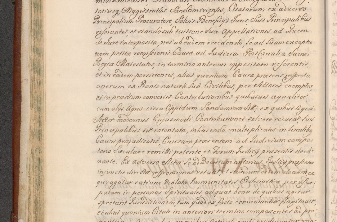 Zdjęcie nr 101 dla obiektu archiwalnego: Acta actorum episcopalium R. D. Casimiri a Łubna Łubiński, episcopi Cracoviensis, ducis Severiae ab anno 1714 ad annum 1719 conscripta. Volumen II