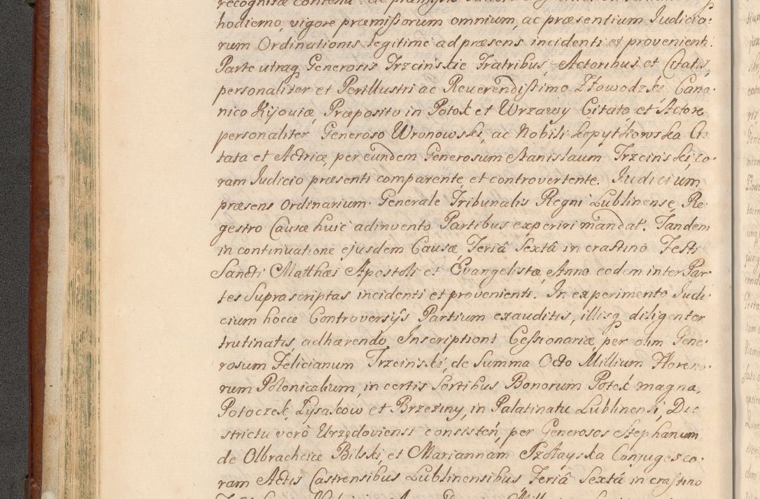 Zdjęcie nr 87 dla obiektu archiwalnego: Acta actorum episcopalium R. D. Casimiri a Łubna Łubiński, episcopi Cracoviensis, ducis Severiae ab anno 1714 ad annum 1719 conscripta. Volumen II