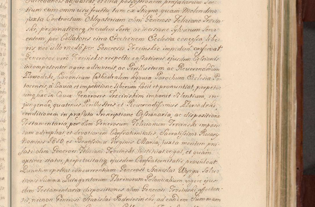 Zdjęcie nr 88 dla obiektu archiwalnego: Acta actorum episcopalium R. D. Casimiri a Łubna Łubiński, episcopi Cracoviensis, ducis Severiae ab anno 1714 ad annum 1719 conscripta. Volumen II
