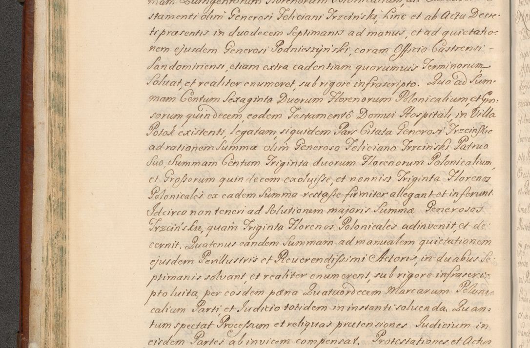 Zdjęcie nr 89 dla obiektu archiwalnego: Acta actorum episcopalium R. D. Casimiri a Łubna Łubiński, episcopi Cracoviensis, ducis Severiae ab anno 1714 ad annum 1719 conscripta. Volumen II