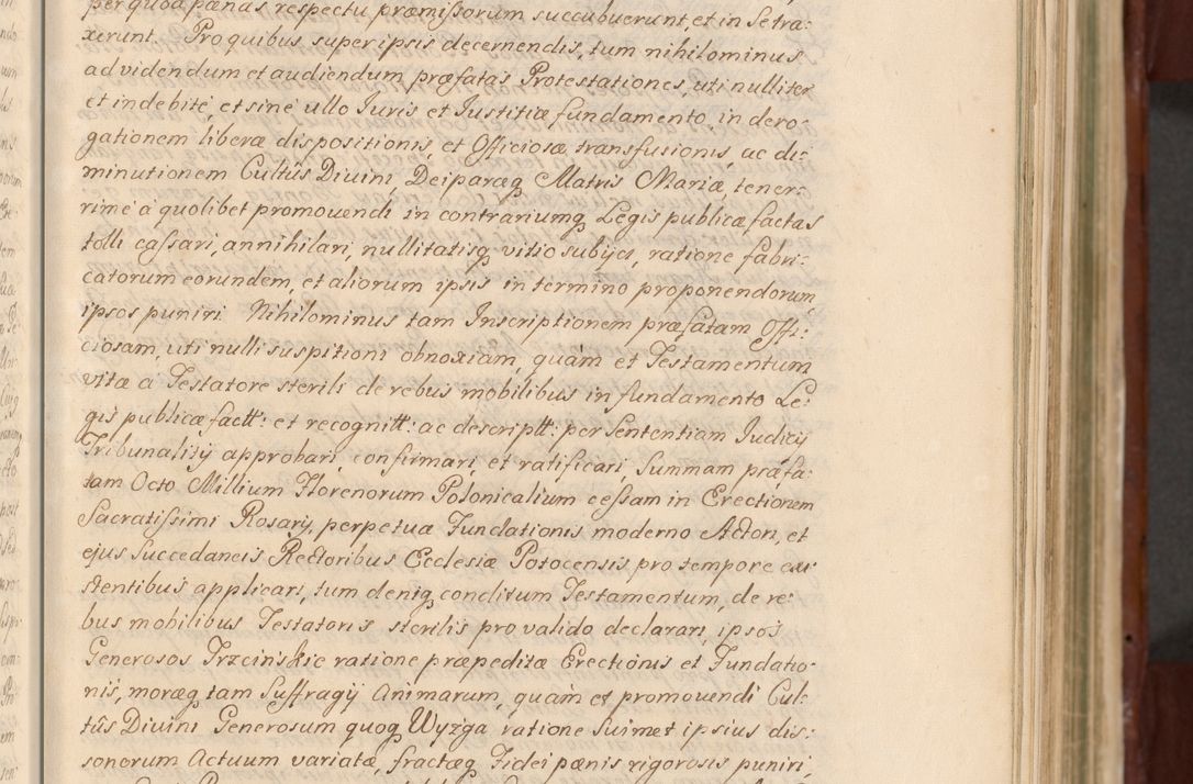 Zdjęcie nr 84 dla obiektu archiwalnego: Acta actorum episcopalium R. D. Casimiri a Łubna Łubiński, episcopi Cracoviensis, ducis Severiae ab anno 1714 ad annum 1719 conscripta. Volumen II