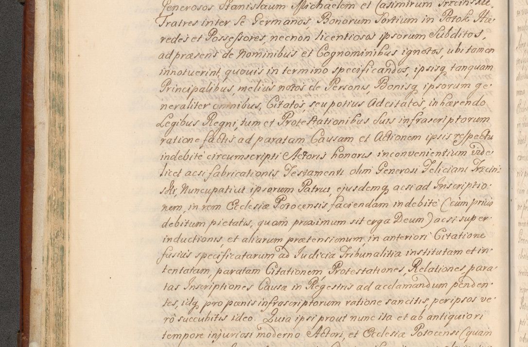 Zdjęcie nr 85 dla obiektu archiwalnego: Acta actorum episcopalium R. D. Casimiri a Łubna Łubiński, episcopi Cracoviensis, ducis Severiae ab anno 1714 ad annum 1719 conscripta. Volumen II