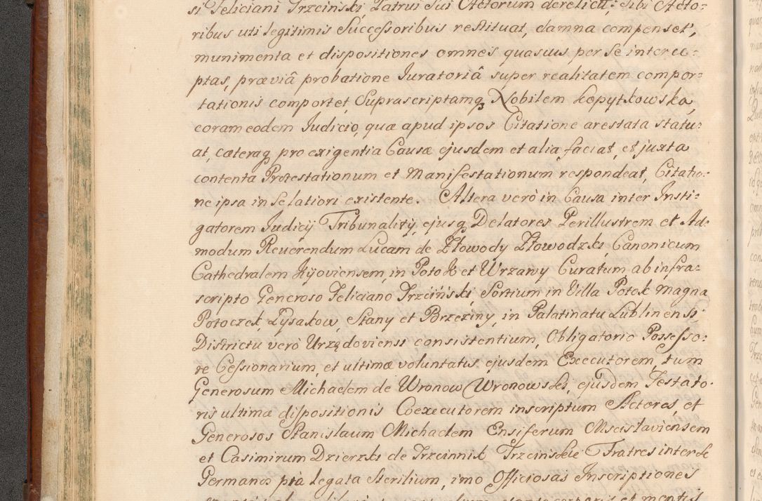Zdjęcie nr 81 dla obiektu archiwalnego: Acta actorum episcopalium R. D. Casimiri a Łubna Łubiński, episcopi Cracoviensis, ducis Severiae ab anno 1714 ad annum 1719 conscripta. Volumen II