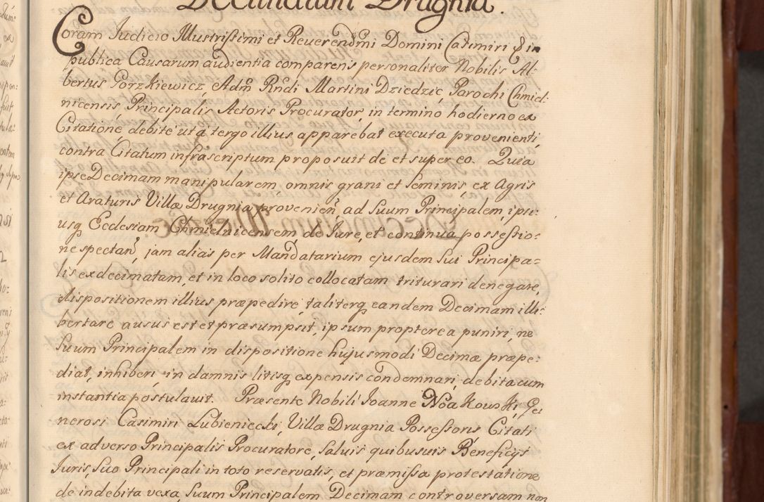 Zdjęcie nr 68 dla obiektu archiwalnego: Acta actorum episcopalium R. D. Casimiri a Łubna Łubiński, episcopi Cracoviensis, ducis Severiae ab anno 1714 ad annum 1719 conscripta. Volumen II