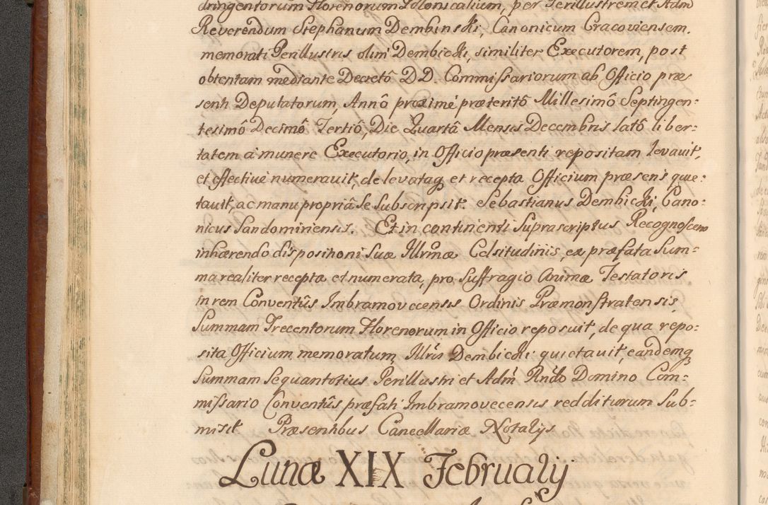 Zdjęcie nr 63 dla obiektu archiwalnego: Acta actorum episcopalium R. D. Casimiri a Łubna Łubiński, episcopi Cracoviensis, ducis Severiae ab anno 1714 ad annum 1719 conscripta. Volumen II