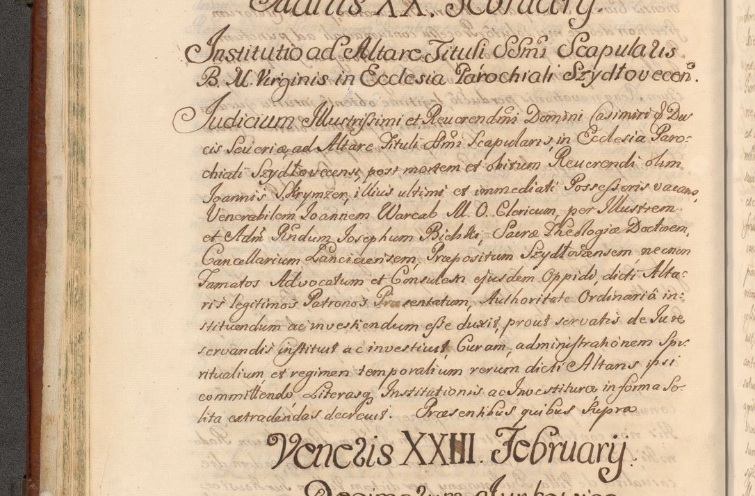 Zdjęcie nr 65 dla obiektu archiwalnego: Acta actorum episcopalium R. D. Casimiri a Łubna Łubiński, episcopi Cracoviensis, ducis Severiae ab anno 1714 ad annum 1719 conscripta. Volumen II