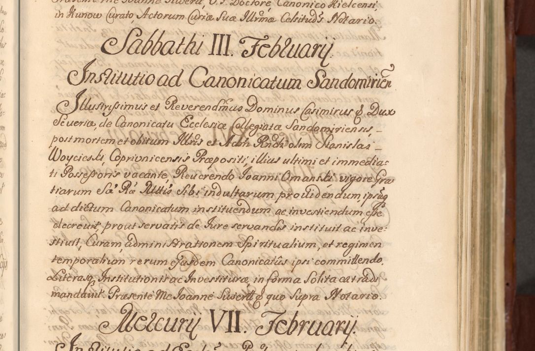 Zdjęcie nr 60 dla obiektu archiwalnego: Acta actorum episcopalium R. D. Casimiri a Łubna Łubiński, episcopi Cracoviensis, ducis Severiae ab anno 1714 ad annum 1719 conscripta. Volumen II