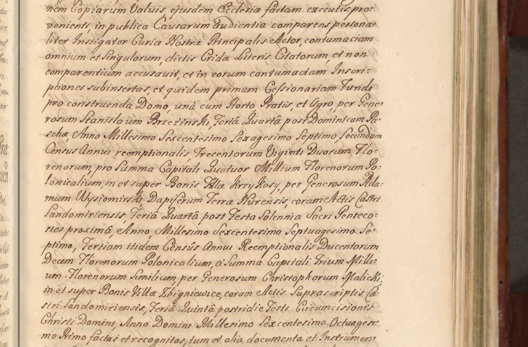Zdjęcie nr 54 dla obiektu archiwalnego: Acta actorum episcopalium R. D. Casimiri a Łubna Łubiński, episcopi Cracoviensis, ducis Severiae ab anno 1714 ad annum 1719 conscripta. Volumen II