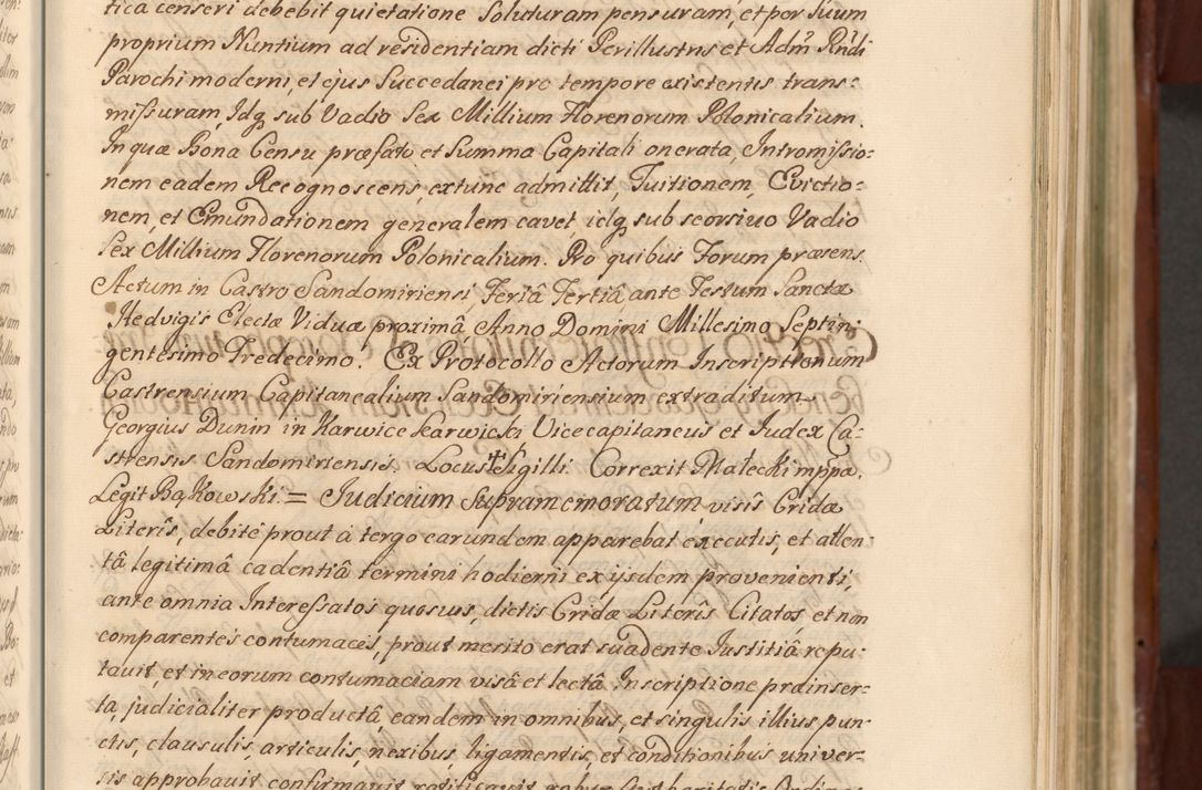 Zdjęcie nr 52 dla obiektu archiwalnego: Acta actorum episcopalium R. D. Casimiri a Łubna Łubiński, episcopi Cracoviensis, ducis Severiae ab anno 1714 ad annum 1719 conscripta. Volumen II