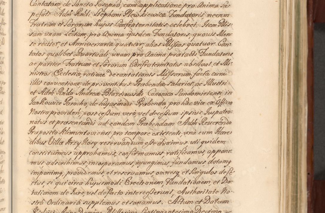 Zdjęcie nr 56 dla obiektu archiwalnego: Acta actorum episcopalium R. D. Casimiri a Łubna Łubiński, episcopi Cracoviensis, ducis Severiae ab anno 1714 ad annum 1719 conscripta. Volumen II