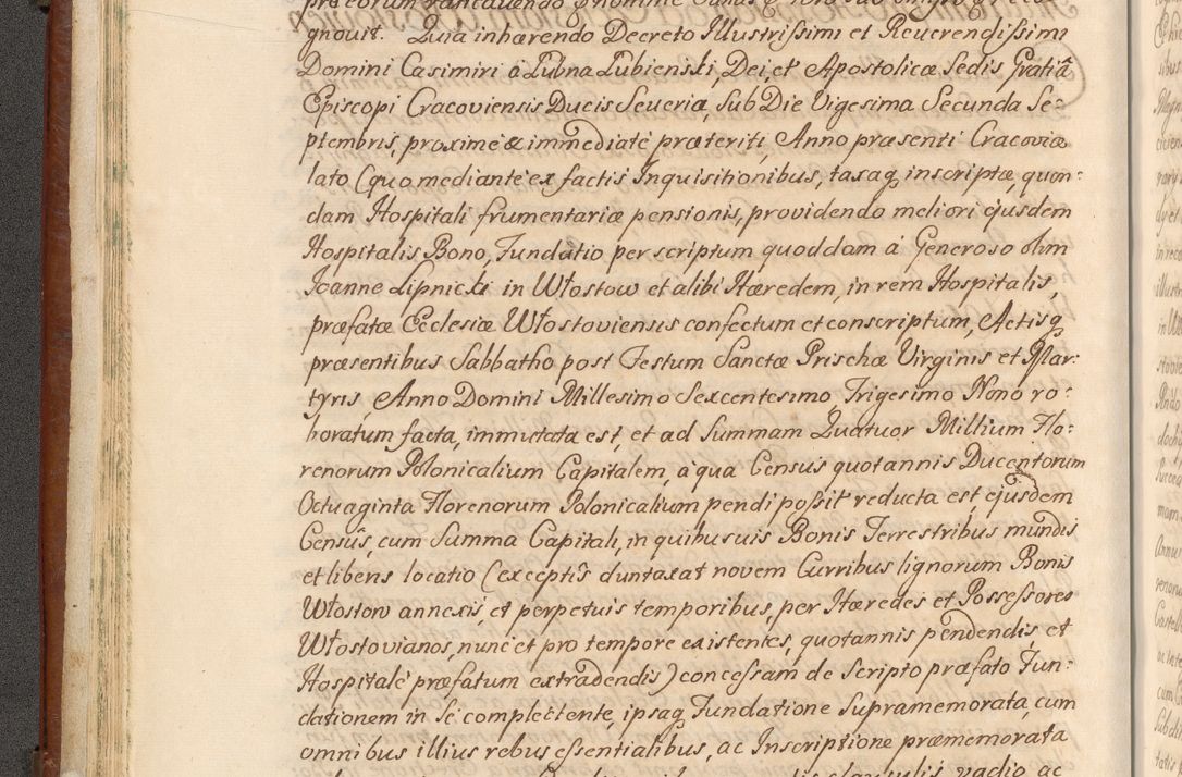 Zdjęcie nr 45 dla obiektu archiwalnego: Acta actorum episcopalium R. D. Casimiri a Łubna Łubiński, episcopi Cracoviensis, ducis Severiae ab anno 1714 ad annum 1719 conscripta. Volumen II