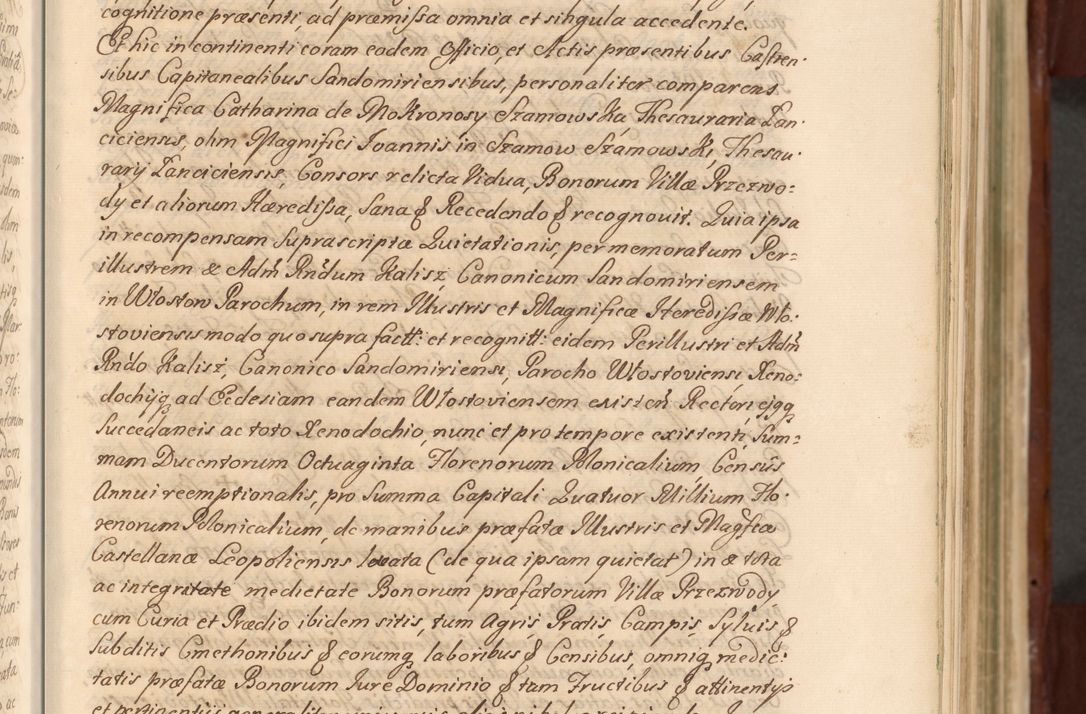 Zdjęcie nr 46 dla obiektu archiwalnego: Acta actorum episcopalium R. D. Casimiri a Łubna Łubiński, episcopi Cracoviensis, ducis Severiae ab anno 1714 ad annum 1719 conscripta. Volumen II