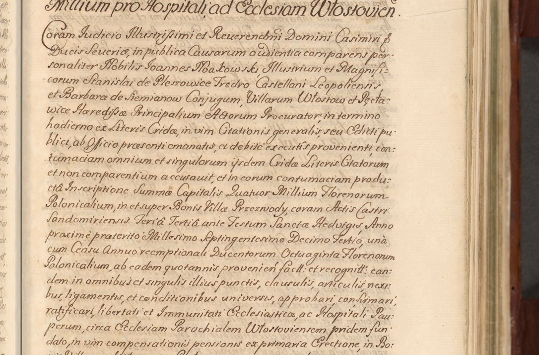 Zdjęcie nr 44 dla obiektu archiwalnego: Acta actorum episcopalium R. D. Casimiri a Łubna Łubiński, episcopi Cracoviensis, ducis Severiae ab anno 1714 ad annum 1719 conscripta. Volumen II