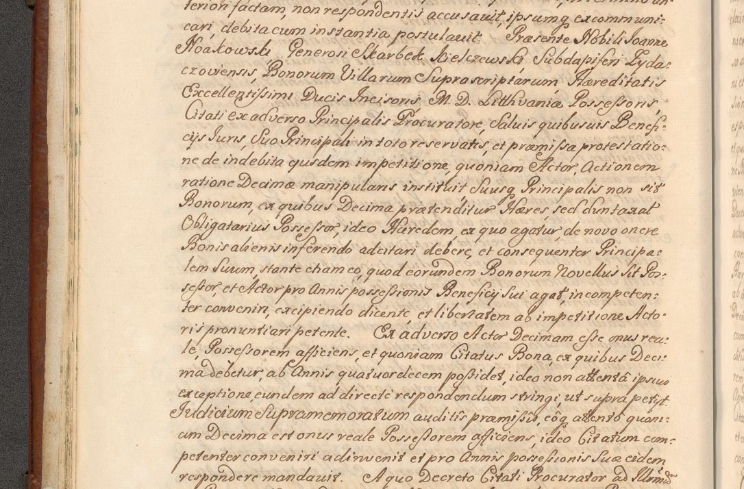 Zdjęcie nr 37 dla obiektu archiwalnego: Acta actorum episcopalium R. D. Casimiri a Łubna Łubiński, episcopi Cracoviensis, ducis Severiae ab anno 1714 ad annum 1719 conscripta. Volumen II