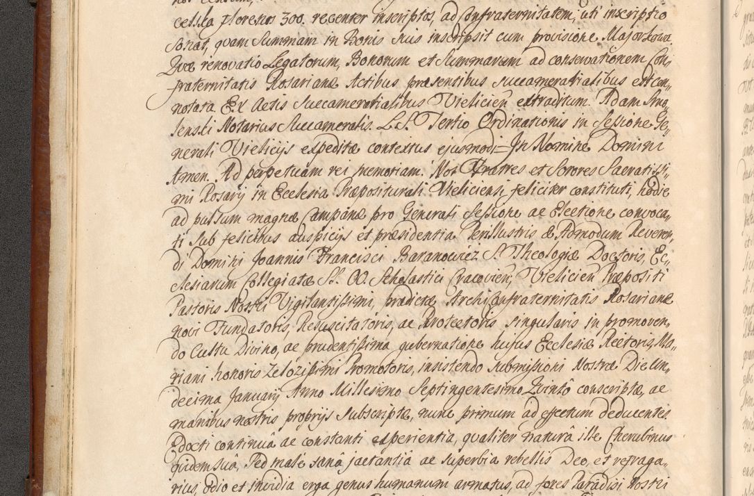 Zdjęcie nr 29 dla obiektu archiwalnego: Acta actorum episcopalium R. D. Casimiri a Łubna Łubiński, episcopi Cracoviensis, ducis Severiae ab anno 1714 ad annum 1719 conscripta. Volumen II