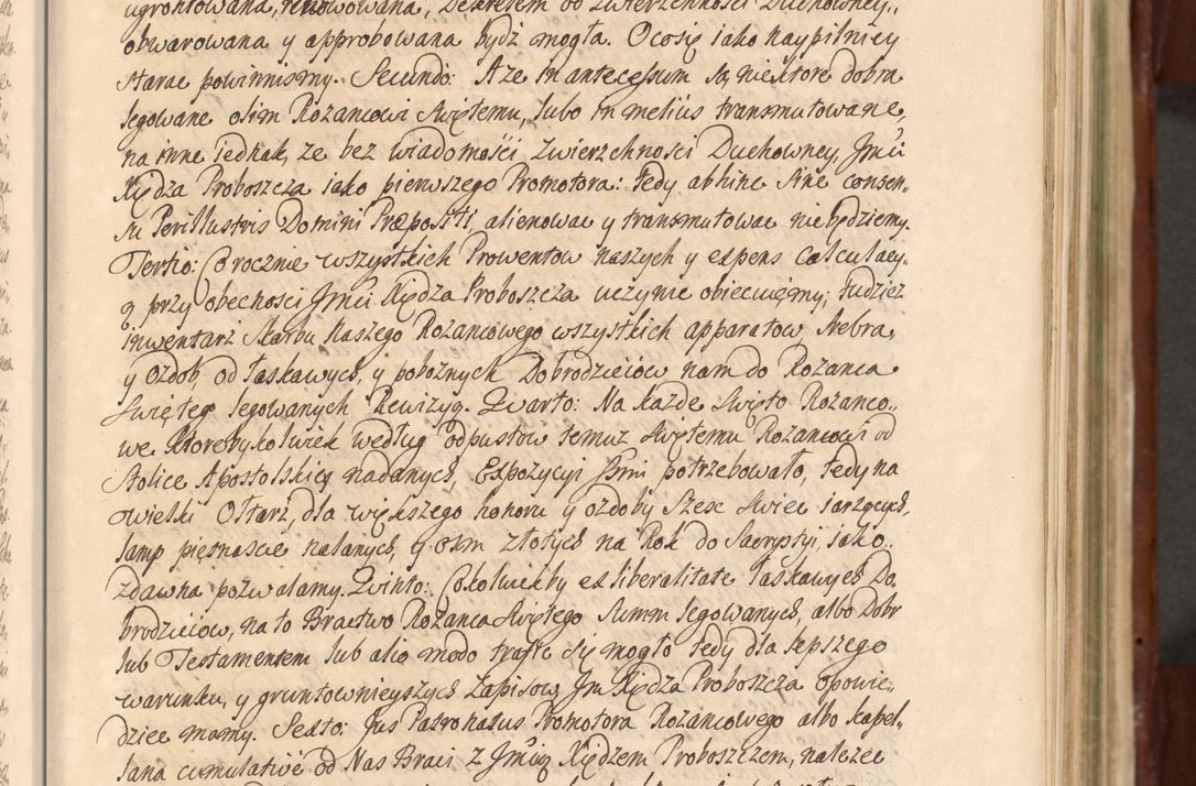 Zdjęcie nr 26 dla obiektu archiwalnego: Acta actorum episcopalium R. D. Casimiri a Łubna Łubiński, episcopi Cracoviensis, ducis Severiae ab anno 1714 ad annum 1719 conscripta. Volumen II