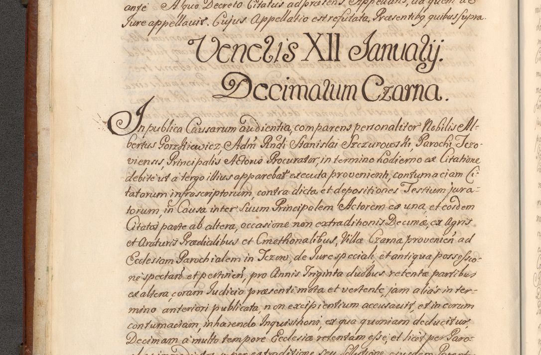 Zdjęcie nr 19 dla obiektu archiwalnego: Acta actorum episcopalium R. D. Casimiri a Łubna Łubiński, episcopi Cracoviensis, ducis Severiae ab anno 1714 ad annum 1719 conscripta. Volumen II