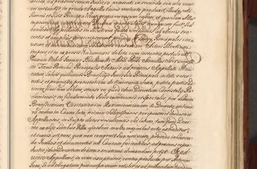 Zdjęcie nr 18 dla obiektu archiwalnego: Acta actorum episcopalium R. D. Casimiri a Łubna Łubiński, episcopi Cracoviensis, ducis Severiae ab anno 1714 ad annum 1719 conscripta. Volumen II