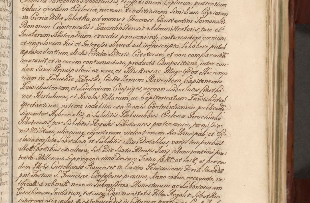 Zdjęcie nr 10 dla obiektu archiwalnego: Acta actorum episcopalium R. D. Casimiri a Łubna Łubiński, episcopi Cracoviensis, ducis Severiae ab anno 1714 ad annum 1719 conscripta. Volumen II