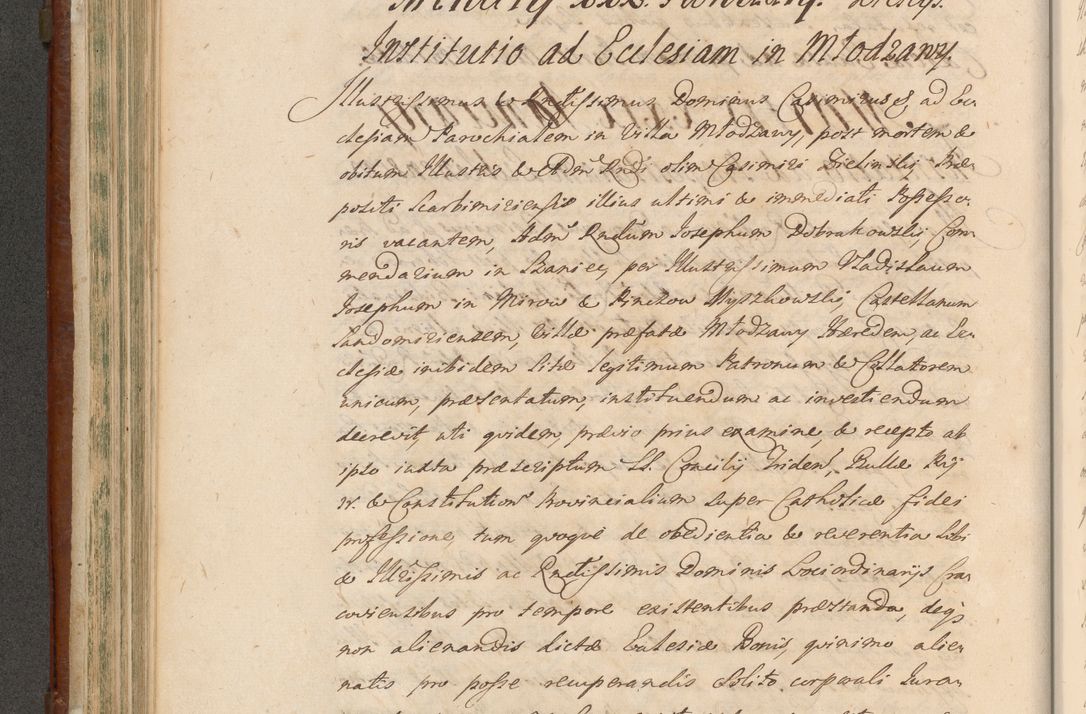 Zdjęcie nr 403 dla obiektu archiwalnego: Acta actorum episcopalium R. D. Casimiri a Łubna Łubiński, episcopi Cracoviensis, ducis Severiae ab anno 1714 ad annum 1719 conscripta. Volumen II