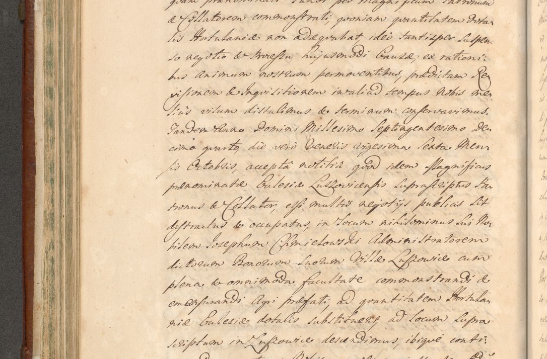 Zdjęcie nr 381 dla obiektu archiwalnego: Acta actorum episcopalium R. D. Casimiri a Łubna Łubiński, episcopi Cracoviensis, ducis Severiae ab anno 1714 ad annum 1719 conscripta. Volumen II