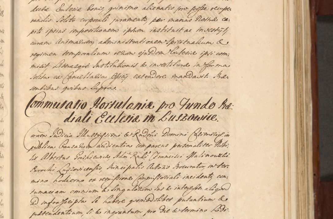 Zdjęcie nr 378 dla obiektu archiwalnego: Acta actorum episcopalium R. D. Casimiri a Łubna Łubiński, episcopi Cracoviensis, ducis Severiae ab anno 1714 ad annum 1719 conscripta. Volumen II