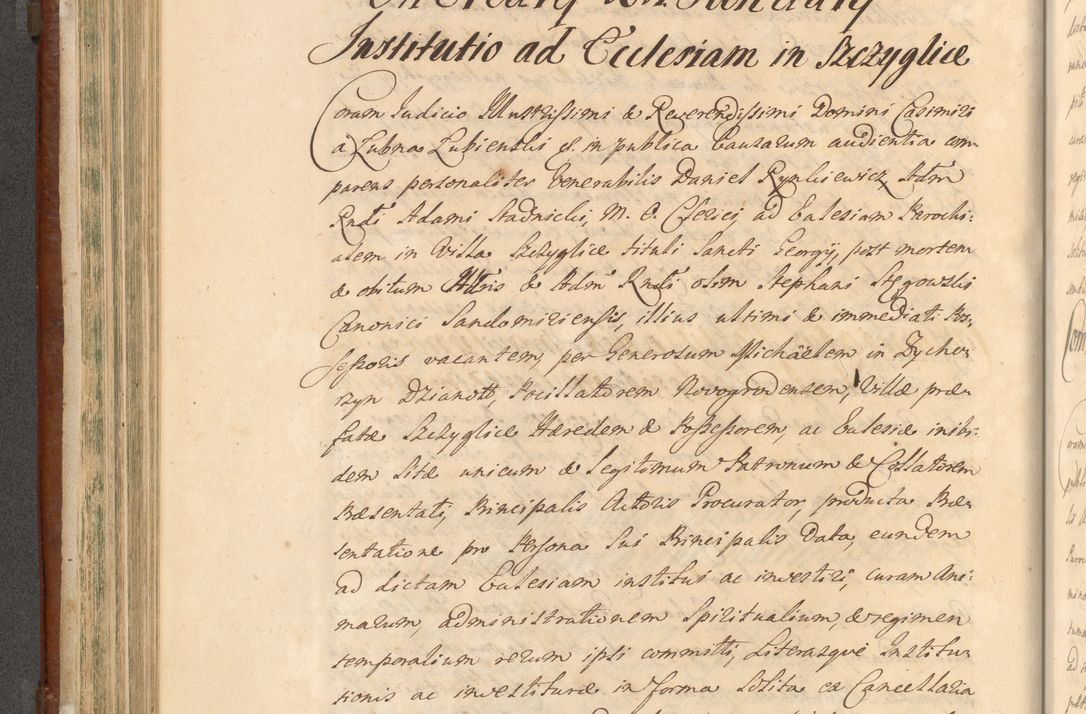 Zdjęcie nr 377 dla obiektu archiwalnego: Acta actorum episcopalium R. D. Casimiri a Łubna Łubiński, episcopi Cracoviensis, ducis Severiae ab anno 1714 ad annum 1719 conscripta. Volumen II
