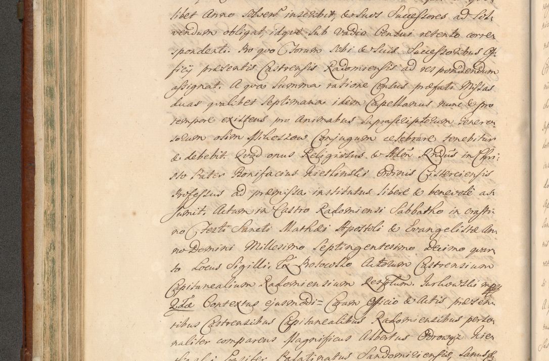 Zdjęcie nr 371 dla obiektu archiwalnego: Acta actorum episcopalium R. D. Casimiri a Łubna Łubiński, episcopi Cracoviensis, ducis Severiae ab anno 1714 ad annum 1719 conscripta. Volumen II