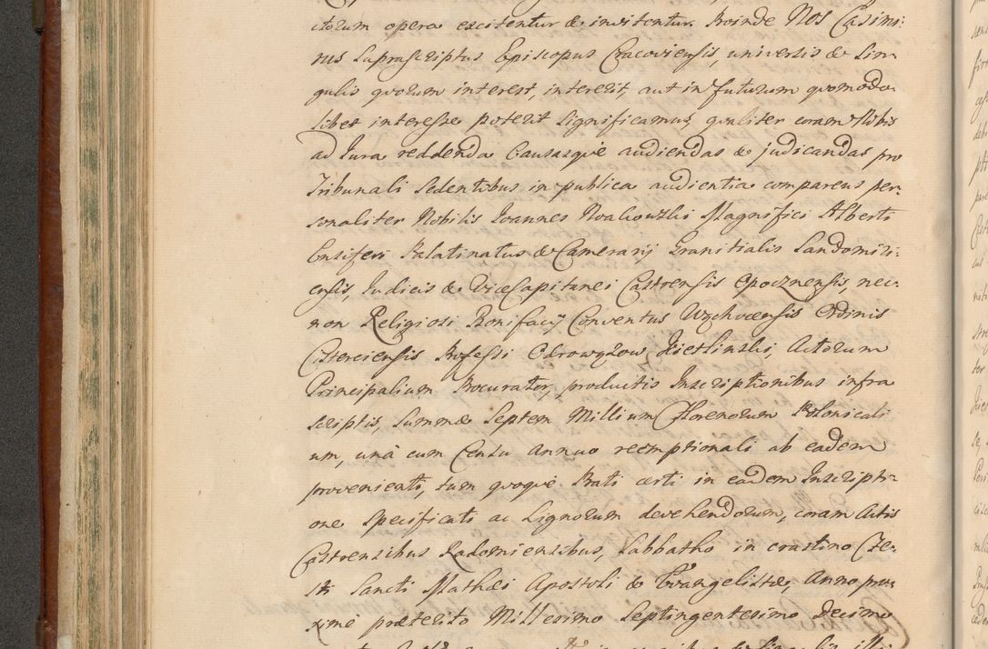 Zdjęcie nr 367 dla obiektu archiwalnego: Acta actorum episcopalium R. D. Casimiri a Łubna Łubiński, episcopi Cracoviensis, ducis Severiae ab anno 1714 ad annum 1719 conscripta. Volumen II