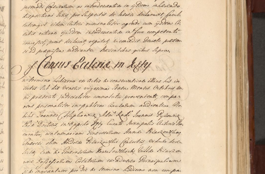 Zdjęcie nr 360 dla obiektu archiwalnego: Acta actorum episcopalium R. D. Casimiri a Łubna Łubiński, episcopi Cracoviensis, ducis Severiae ab anno 1714 ad annum 1719 conscripta. Volumen II