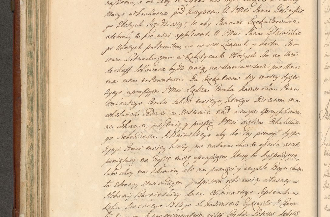 Zdjęcie nr 355 dla obiektu archiwalnego: Acta actorum episcopalium R. D. Casimiri a Łubna Łubiński, episcopi Cracoviensis, ducis Severiae ab anno 1714 ad annum 1719 conscripta. Volumen II