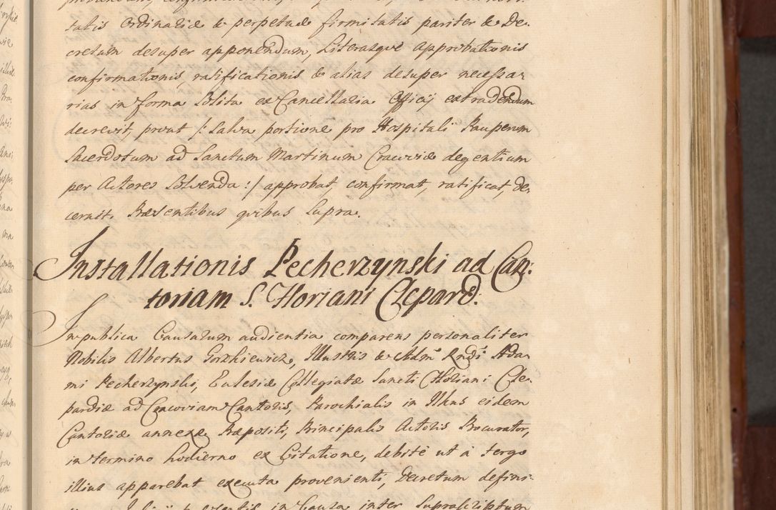 Zdjęcie nr 356 dla obiektu archiwalnego: Acta actorum episcopalium R. D. Casimiri a Łubna Łubiński, episcopi Cracoviensis, ducis Severiae ab anno 1714 ad annum 1719 conscripta. Volumen II