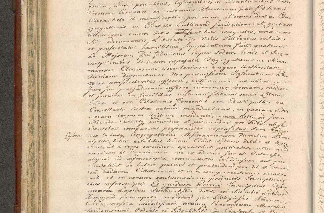 Zdjęcie nr 339 dla obiektu archiwalnego: Acta actorum episcopalium R. D. Casimiri a Łubna Łubiński, episcopi Cracoviensis, ducis Severiae ab anno 1714 ad annum 1719 conscripta. Volumen II