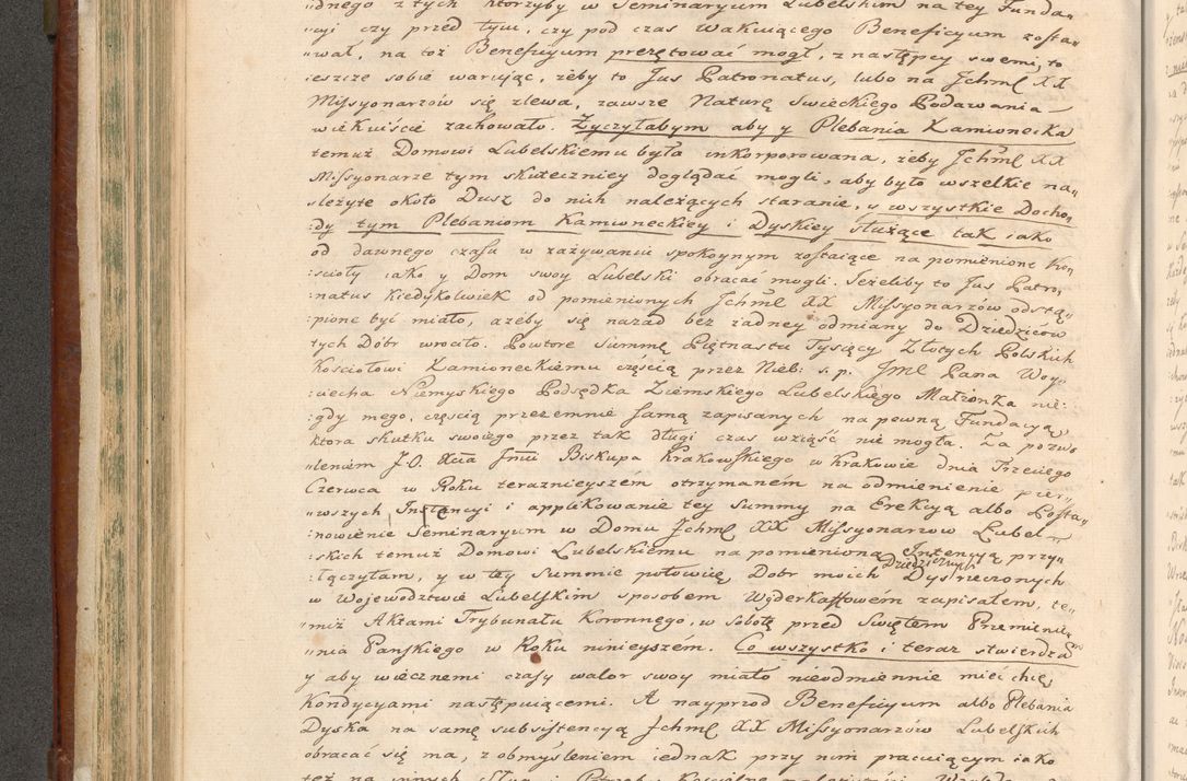 Zdjęcie nr 343 dla obiektu archiwalnego: Acta actorum episcopalium R. D. Casimiri a Łubna Łubiński, episcopi Cracoviensis, ducis Severiae ab anno 1714 ad annum 1719 conscripta. Volumen II