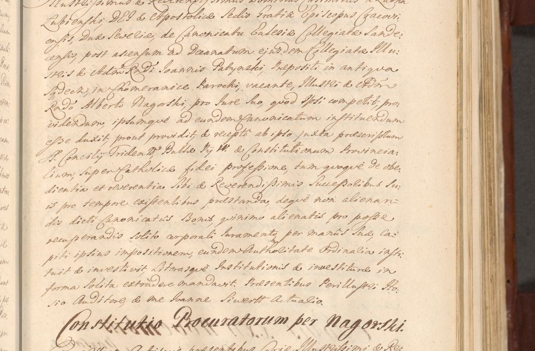 Zdjęcie nr 330 dla obiektu archiwalnego: Acta actorum episcopalium R. D. Casimiri a Łubna Łubiński, episcopi Cracoviensis, ducis Severiae ab anno 1714 ad annum 1719 conscripta. Volumen II