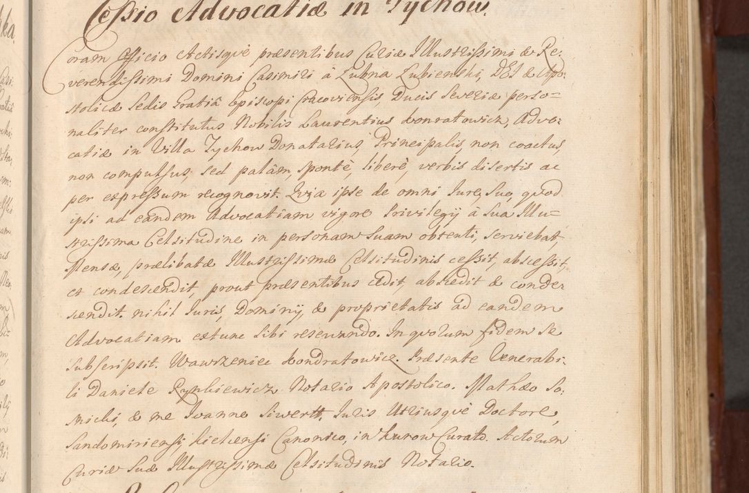 Zdjęcie nr 334 dla obiektu archiwalnego: Acta actorum episcopalium R. D. Casimiri a Łubna Łubiński, episcopi Cracoviensis, ducis Severiae ab anno 1714 ad annum 1719 conscripta. Volumen II