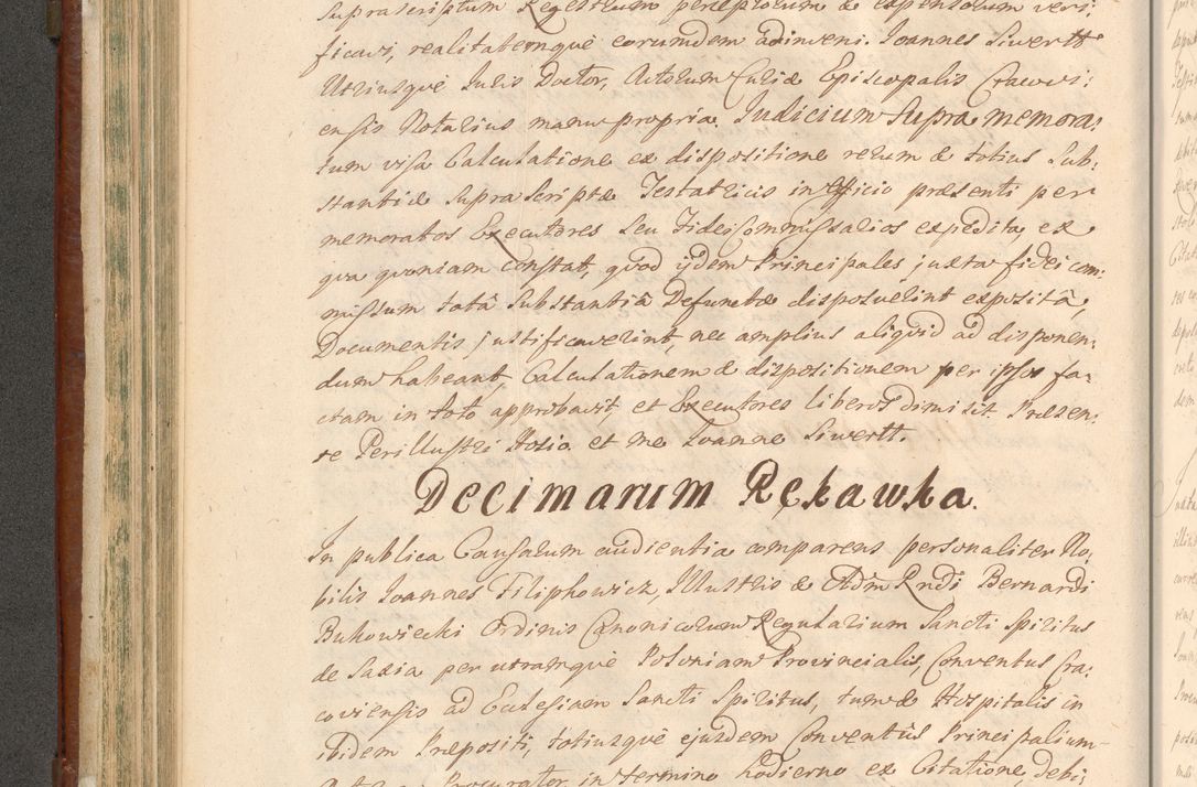 Zdjęcie nr 327 dla obiektu archiwalnego: Acta actorum episcopalium R. D. Casimiri a Łubna Łubiński, episcopi Cracoviensis, ducis Severiae ab anno 1714 ad annum 1719 conscripta. Volumen II