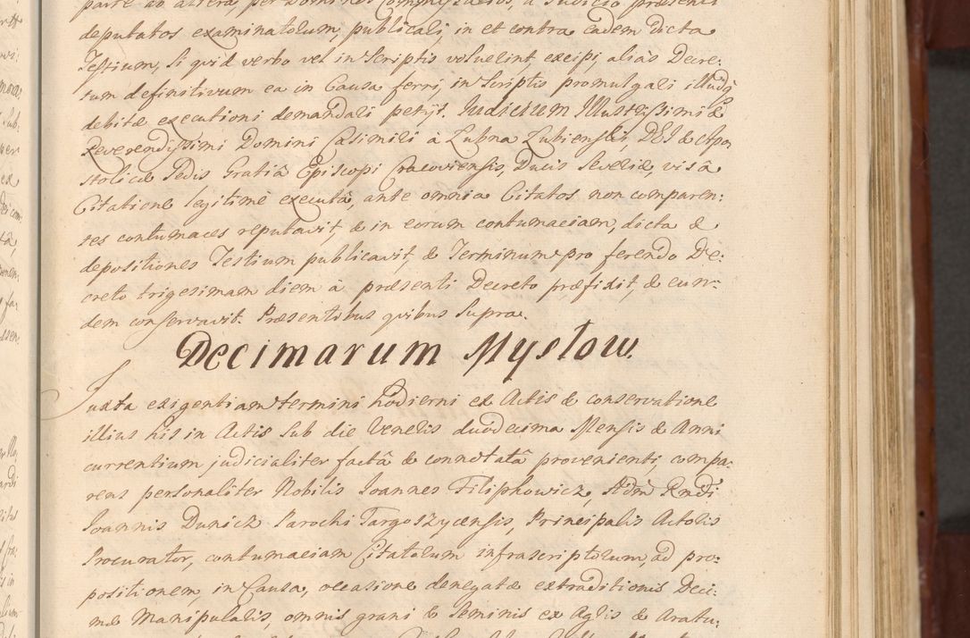 Zdjęcie nr 328 dla obiektu archiwalnego: Acta actorum episcopalium R. D. Casimiri a Łubna Łubiński, episcopi Cracoviensis, ducis Severiae ab anno 1714 ad annum 1719 conscripta. Volumen II